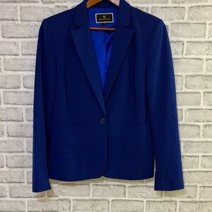 Melanie Lyne Royal Blue lined Blazer, size 10